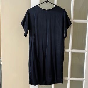 COS Dark Blue Midi Dress